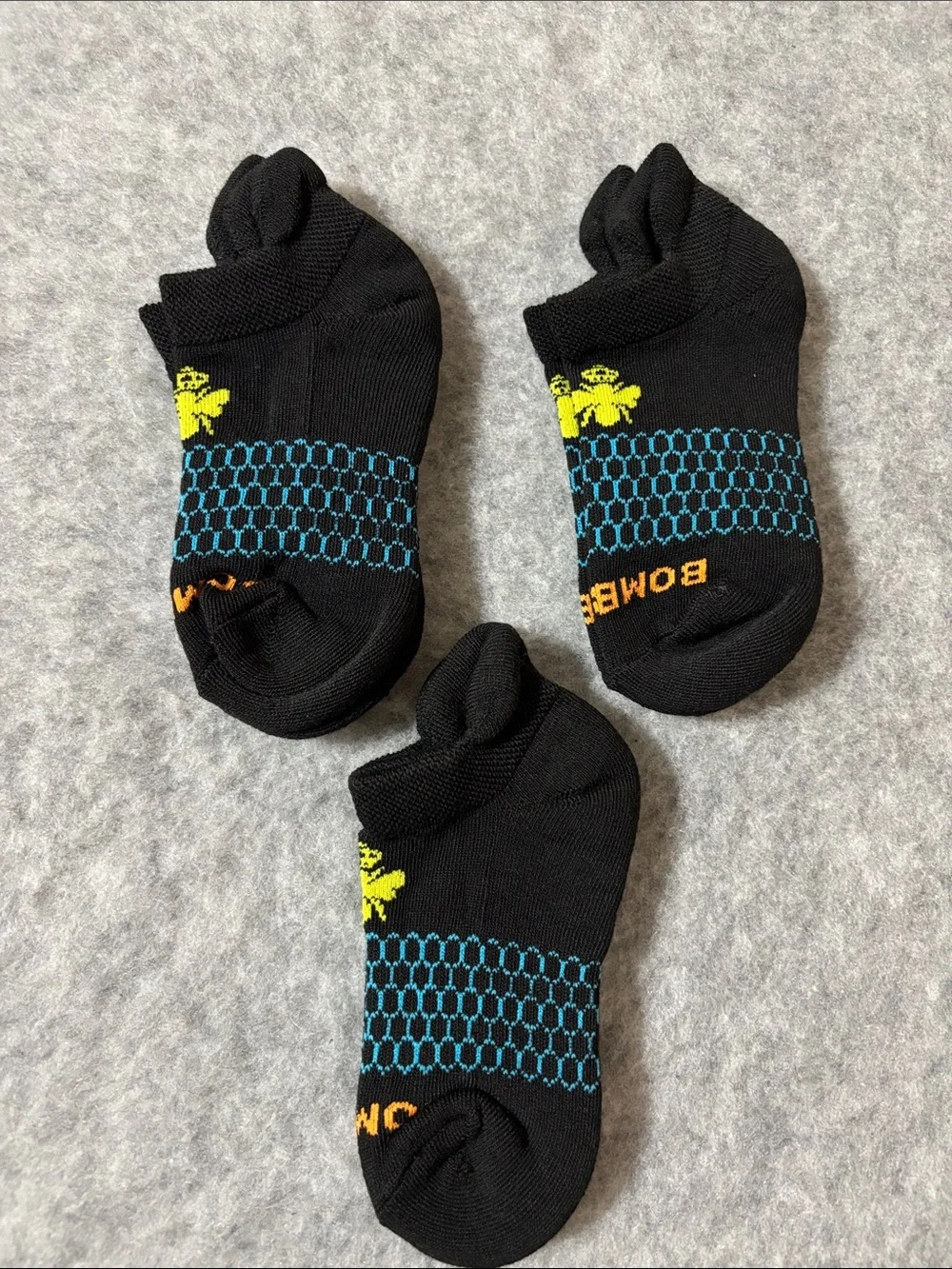 BOMBAS lot of 3 pairs Kids Socks XS Ankle kids 1-6 Brand New